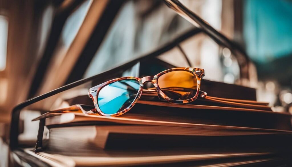 organize sunglasses